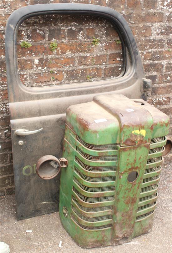 Car door & tractor hood